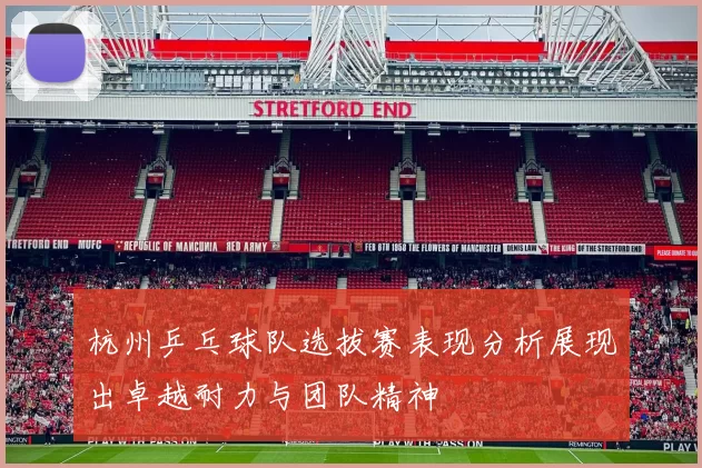 杭州乒乓球队选拔赛表现分析展现出卓越耐力与团队精神